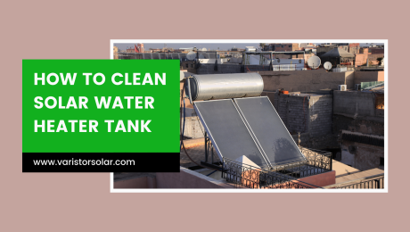 how to clean solar water heater tank