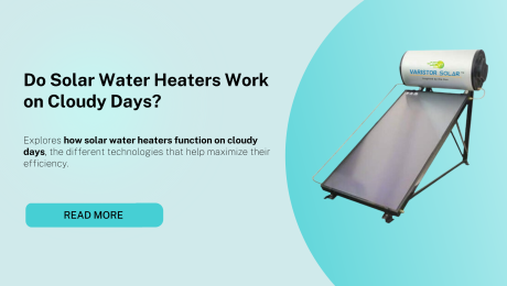 how solar water heaters function on cloudy days