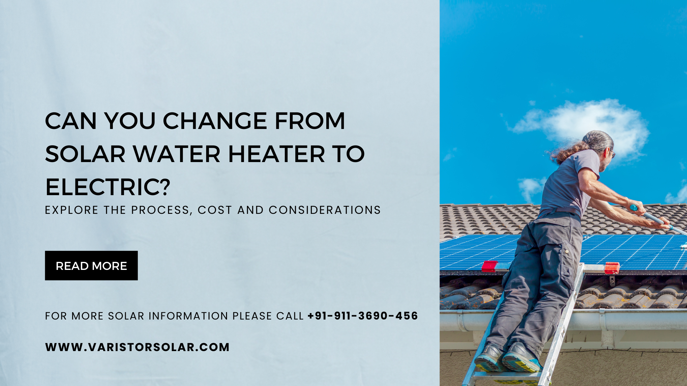 Can You Change from Solar Water Heater to Electric?

