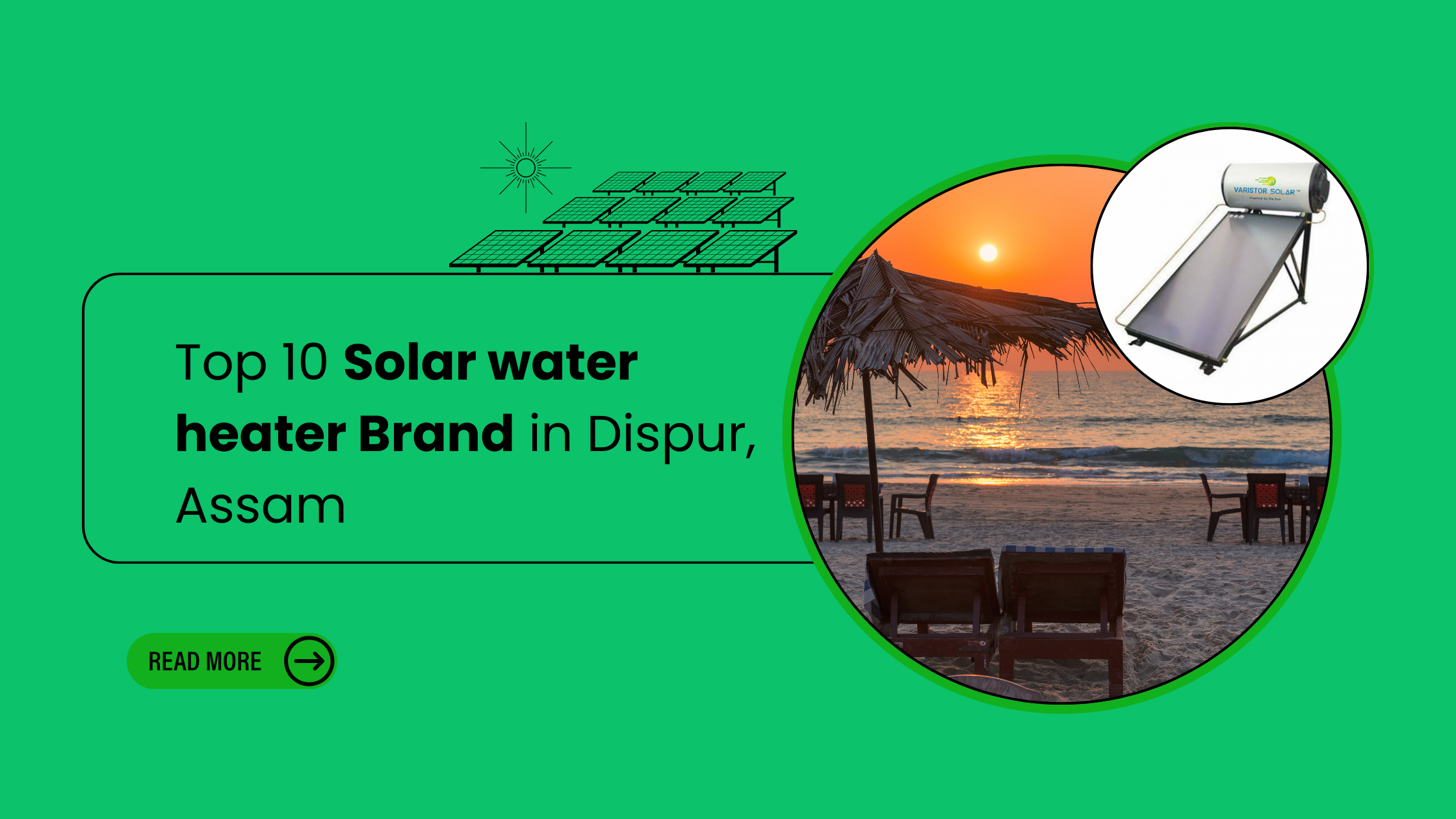 Top 10 Solar water heater Brand in Dispur, Assam