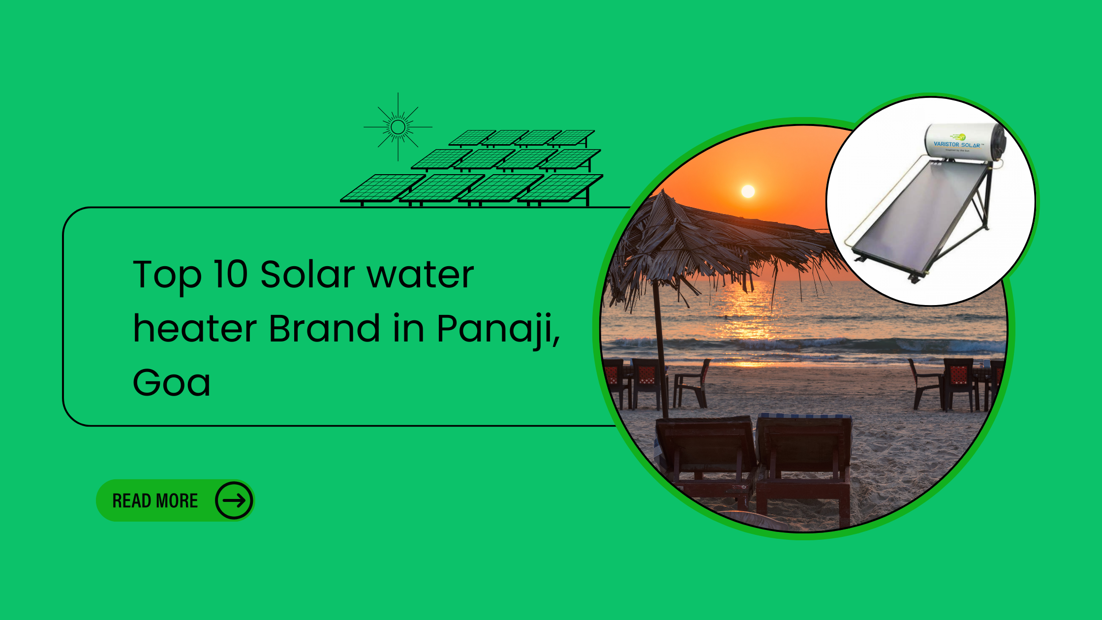 Top 10 Solar water heater Brand in Panaji, Goa