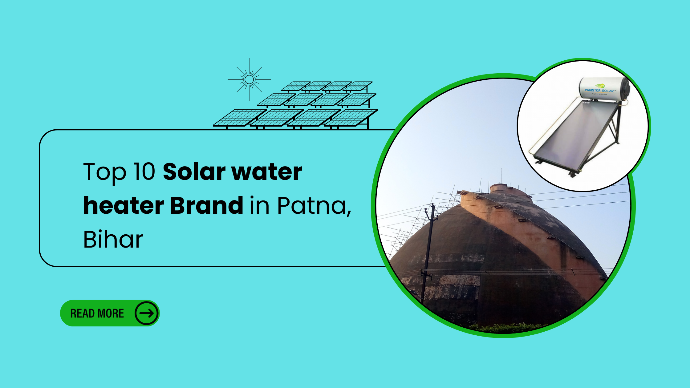 Top 10 Solar water heater Brand in Patna, Bihar