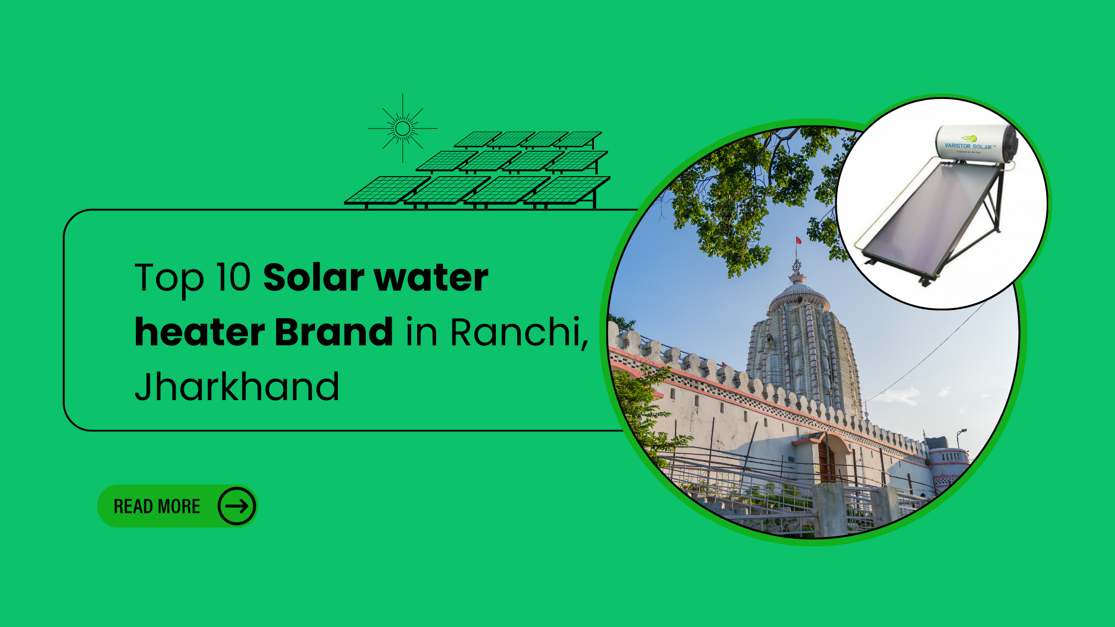 Top 10 Solar water heater Brand in Ranchi, Jharkhand