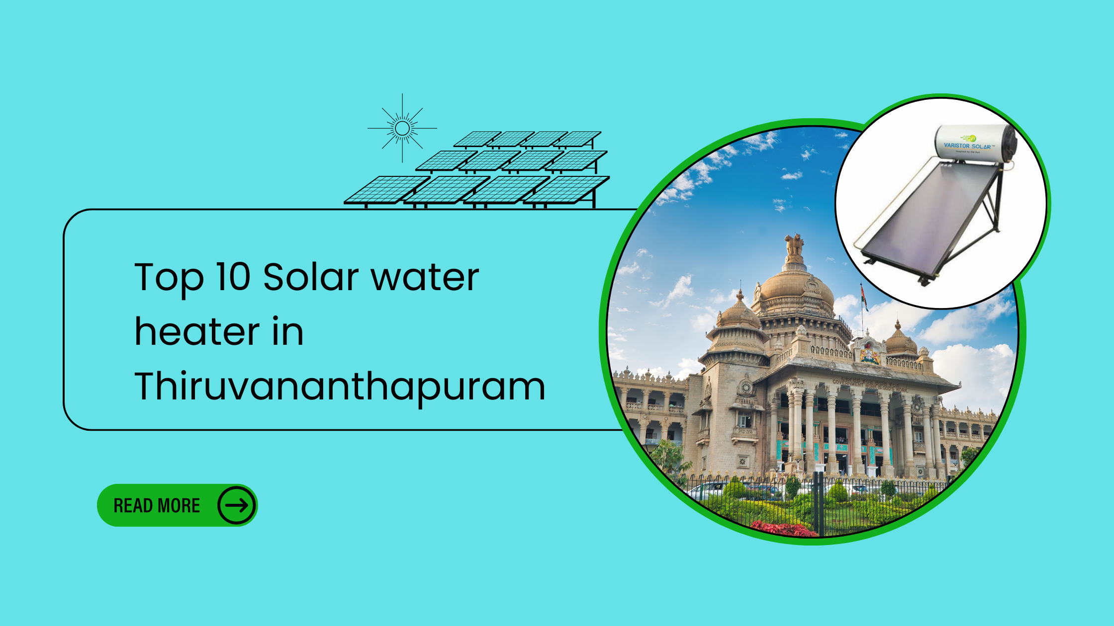 Top 10 Solar water heater Brand in Thiruvananthapuram, Kerala