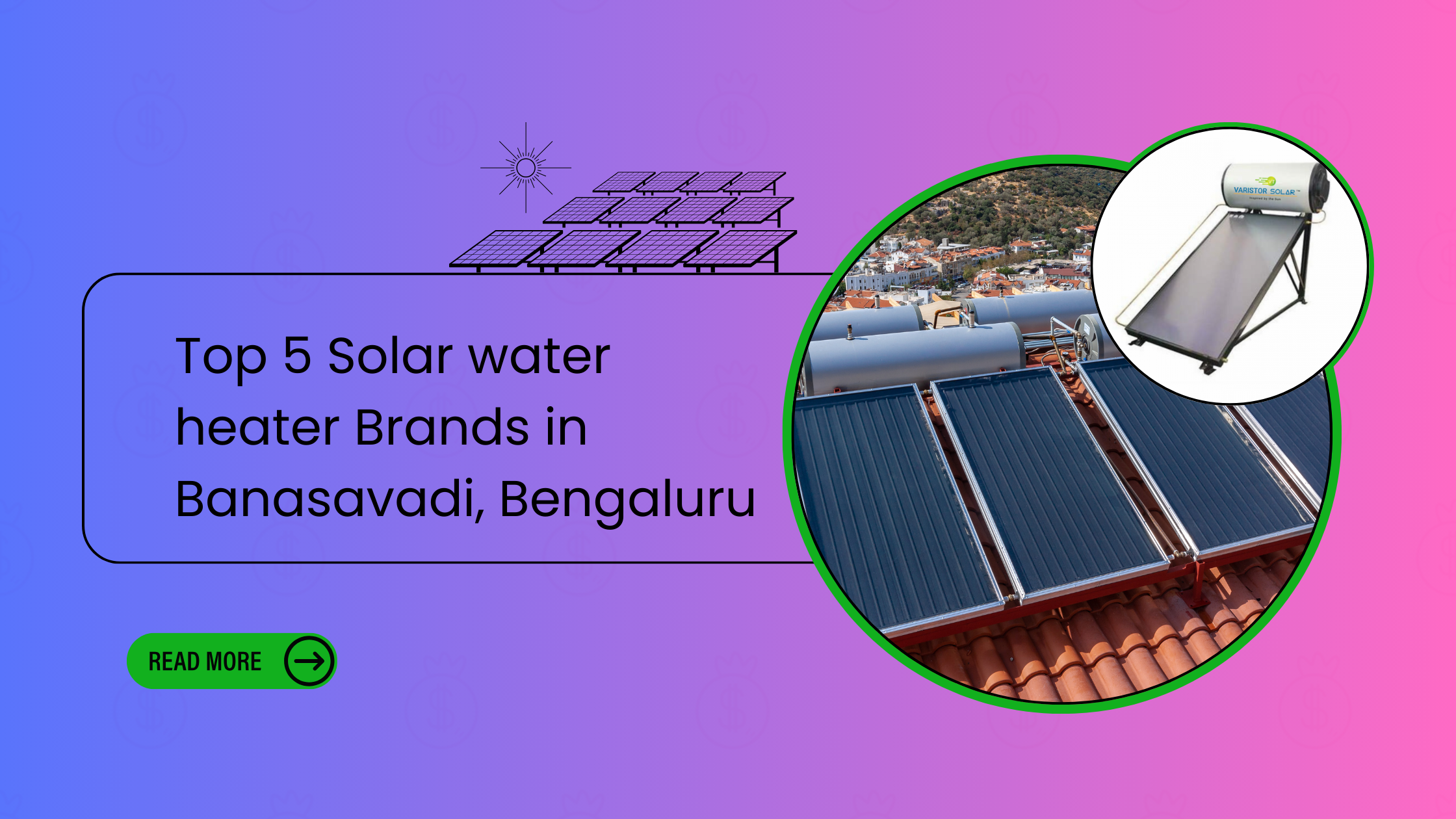 Top 5 Solar water heater Brands in Banasavadi, Bengaluru
